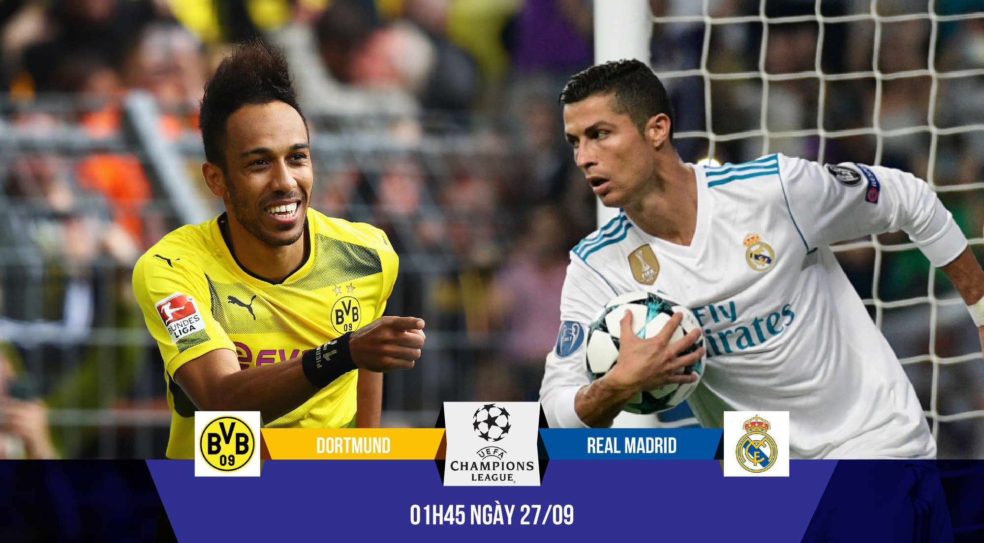Link xem trực tiếp trận Dortmund - Real Madrid