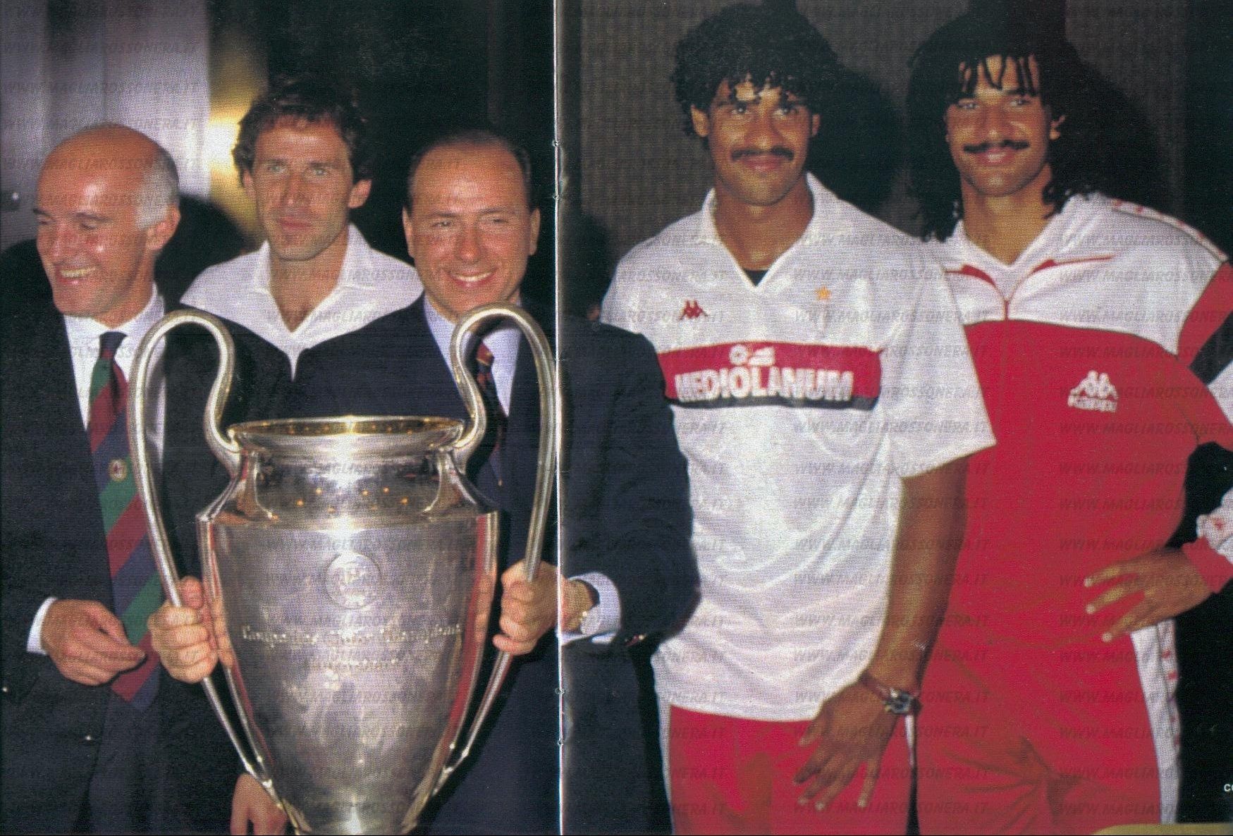 Với bộ ba H&agrave; Lan, Milan thống trị b&oacute;ng đ&aacute; Italia v&agrave; ch&acirc;u &Acirc;u v&agrave;o cuối những năm 1980 v&agrave; đầu 1990