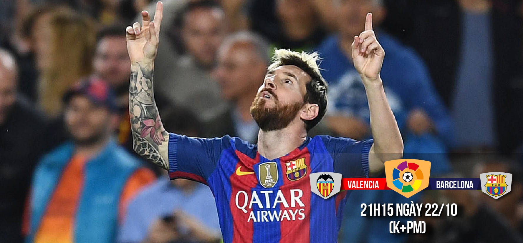 Valencia - Barcelona: MSN cho BBC “ngửi khói”