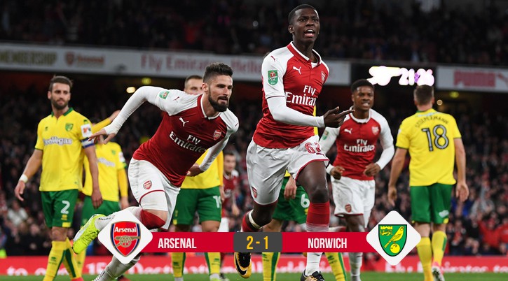 Video: Dự bị 18 tuổi giải cứu Arsenal sau 15 giây vào sân