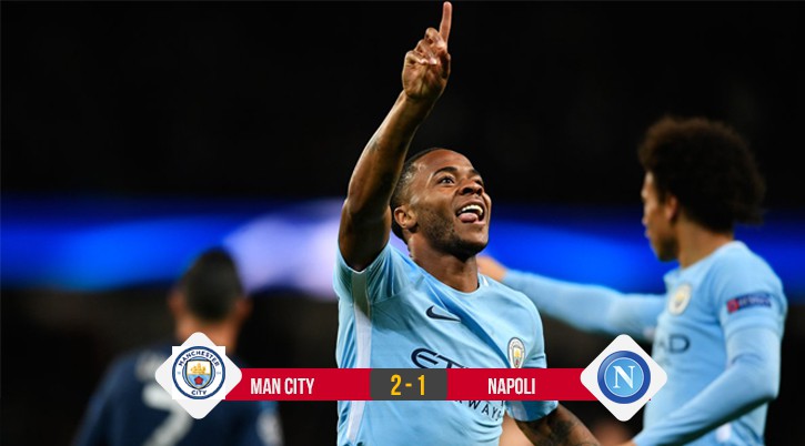 Video: Ghi bàn chớp nhoáng, Man City hạ gục Napoli