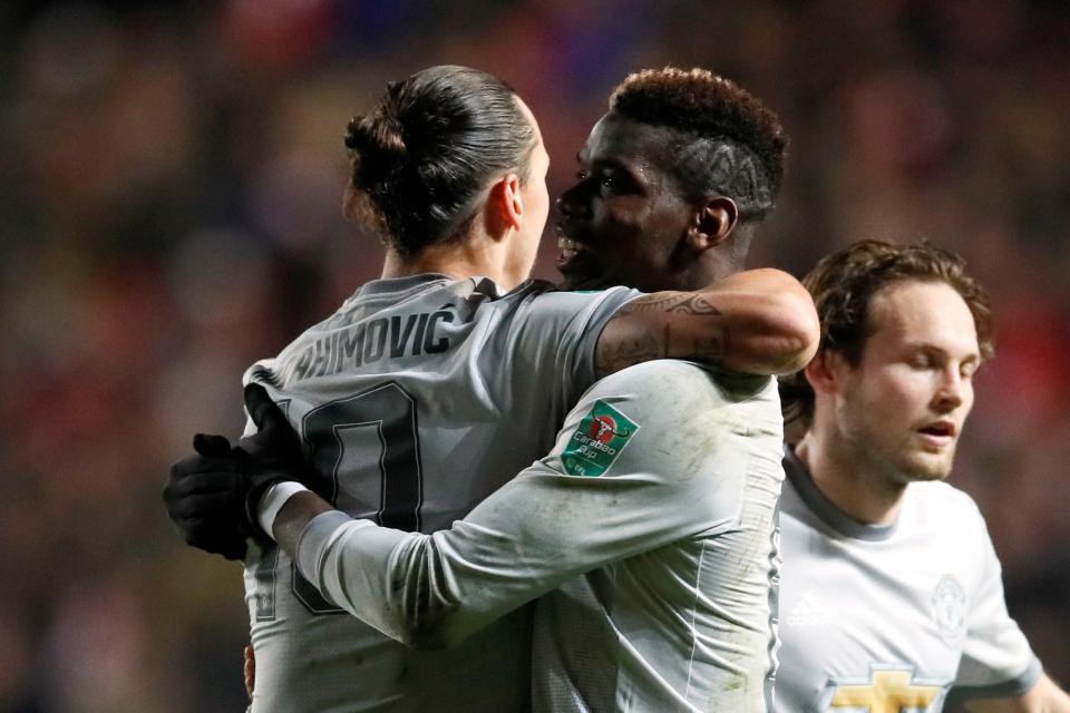 Video: Ibrahimovic ghi bàn, Man Utd vẫn thua sốc ở Cúp Liên đoàn