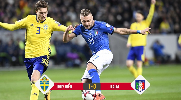 Video: Hàng công bất lực, Italia nguy cơ không được dự World Cup