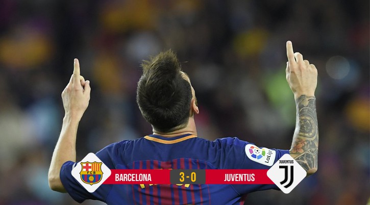 Kết quả bóng đá: Messi lập cú đúp giúp Barca đè bẹp Juventus