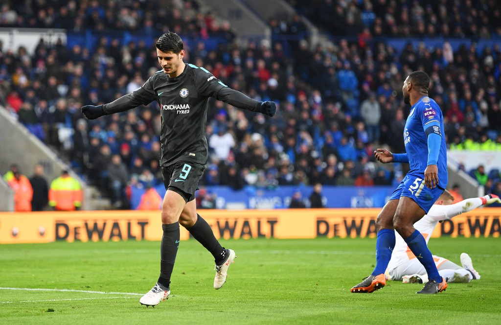 Video: Morata giải cơn khát 3 tháng, Chelsea vào bán kết FA Cup
