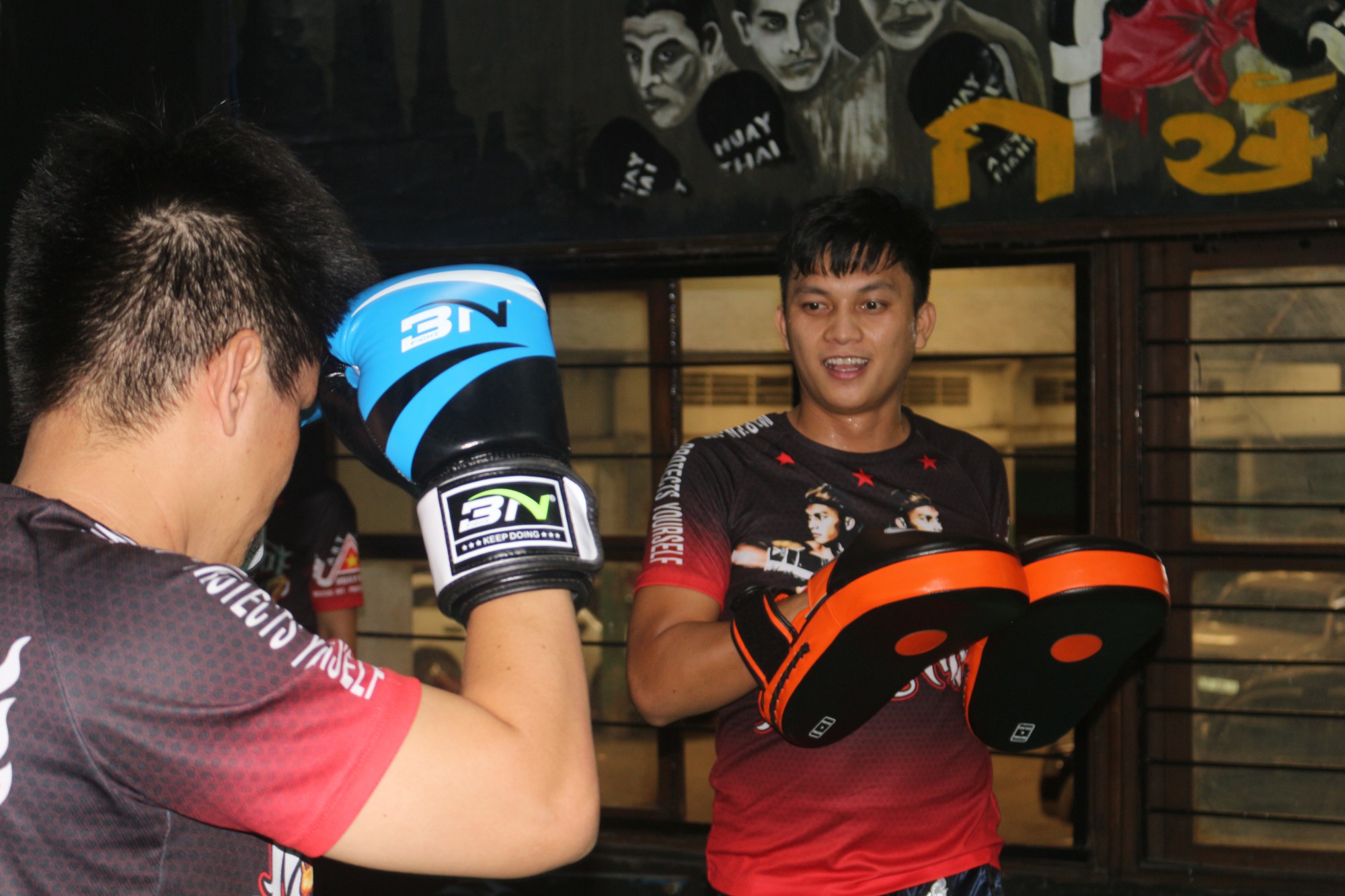 phong tr&agrave;o tập muay Th&aacute;i