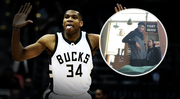 Antetokounmpo lại ghi điểm khi đứng chờ ăn bánh khuyến mãi
