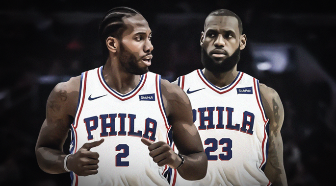 Có khả năng LeBron và Leonard sẽ về chung một nhà tại 76ers