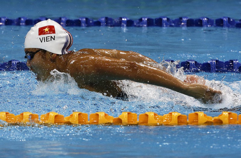 Ánh Viên đọ sức trực tiếp với ĐKVĐ Olympic người Trung Quốc