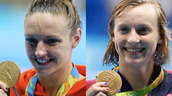 Katie Ledecky và Katinka Hosszu thi nhau vô địch tại Rio 2016