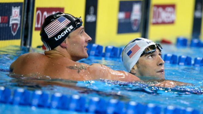 Michael Phelps và Ryan Lochte sẽ cùng thi đấu tại Olympic Rio