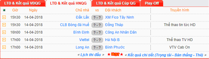 Lịch thi đấu vòng 1 giải hạng Nhất 2018. Lịch thi đấu vòng 1 giải hạng Nhất 2018.