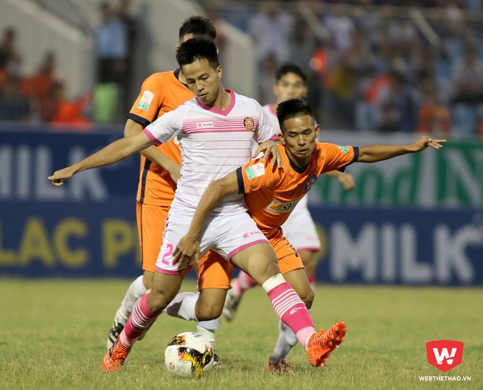 S&agrave;i G&ograve;n FC vẫn chưa c&oacute; chiến thắng n&agrave;o ở V.League 2018. Ảnh: Phi L&ecirc;