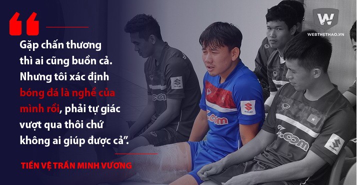 Trần Minh Vương: Bóng đá đã là nghề thì tự giác vượt qua khó khăn