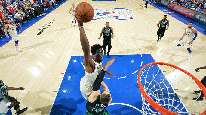 Joel Embiid tố trọng tài thiên vị Boston Celtics