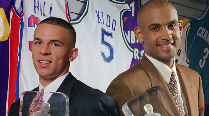 NBA từng 3 lần trao cùng lúc 2 giải Tân Binh Của Năm