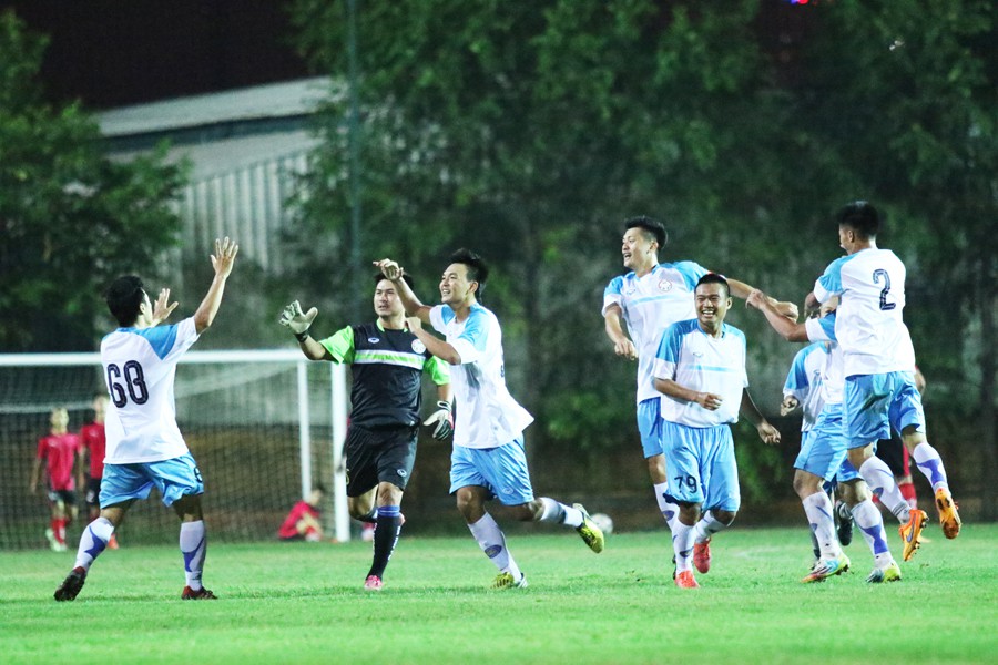 Nếu như b&agrave;n thắng đầu ti&ecirc;n mở toang trận đấu cho FC Nguyễn Tr&atilde;i