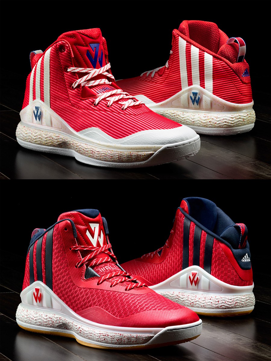 Hai phối màu “Away PE” của Adidas J Wall 1. Hai phối màu “Away PE” của Adidas J Wall 1.