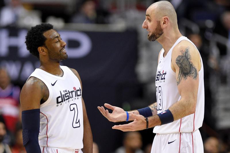 Không khó để thấy Wall đang hướng một số chỉ trích về phía Marcin Gortat. Không khó để thấy Wall đang hướng một số chỉ trích về phía Marcin Gortat.