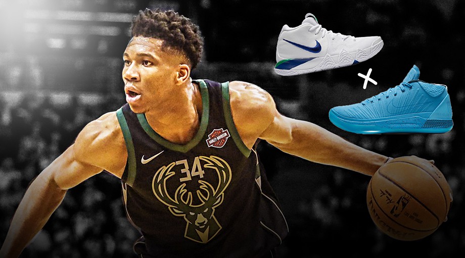 Giannis Antetokounmpo hé lộ về mẫu giày thửa Nike mới của mình