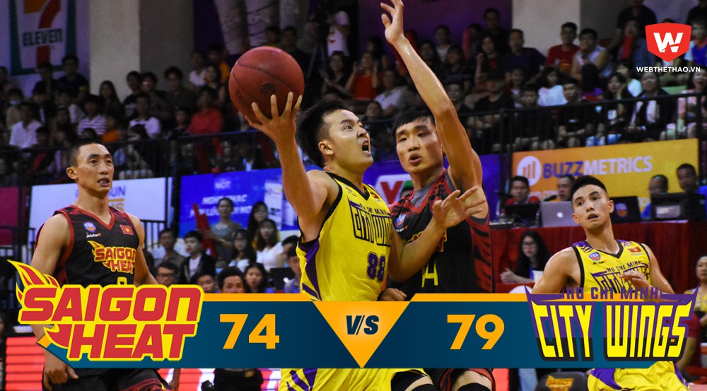 HCM Wings cắt mạch bất bại của Saigon Heat trong trận derby nhiều sự cố