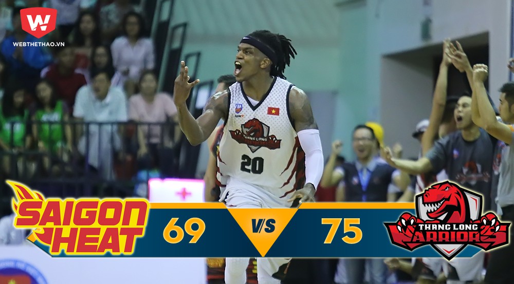 Jaywuan Hill dập lửa Saigon Heat, Thang Long Warriors xây chắc ngôi đầu VBA