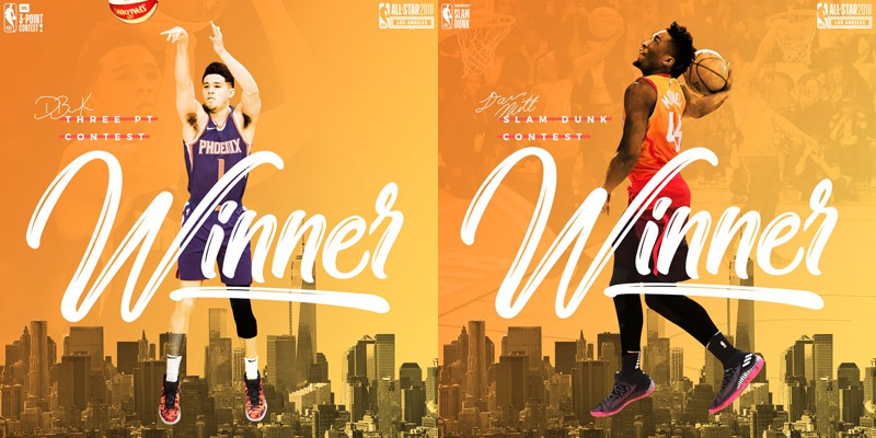 Kết quả All-Star Saturday Night: Booker phá kỷ lục, Mitchell thắng Dunk Contest