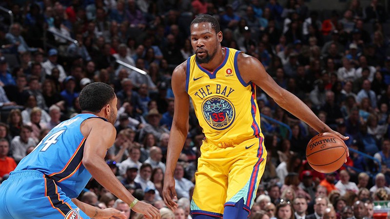 Kết quả NBA 04/04: 34 điểm của Durant giúp Warriors vượt qua OKC