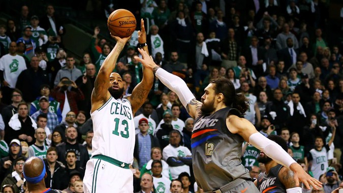 Kết quả NBA 21/3: Marcus Morris giúp Celtics bất ngờ hạ OKC Thunder