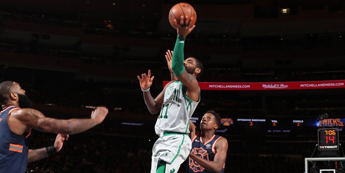 Kết quả NBA 25/02: Kyrie Irving tỏa sáng tại MSG, Celtics thắng 2 trận liên tiếp