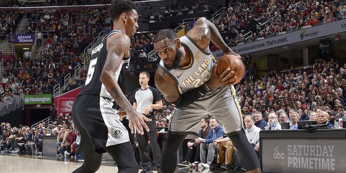 Kết quả NBA 26/02: Ném trượt quá nhiều, Cavaliers thua đậm San Antonio Spurs