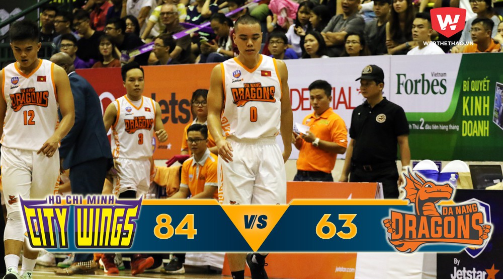 Thi đấu quyết tâm nhưng Danang Dragons vẫn bất lực trước HCM City Wings