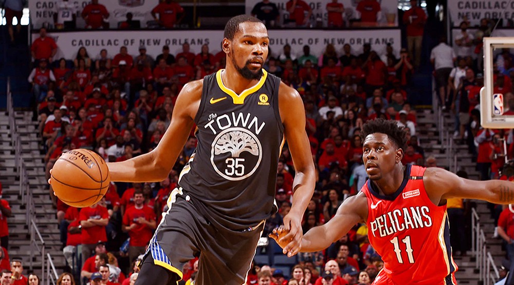 Thống trị hoàn toàn Pelicans, Durant đưa Warriors lên dẫn 3-1