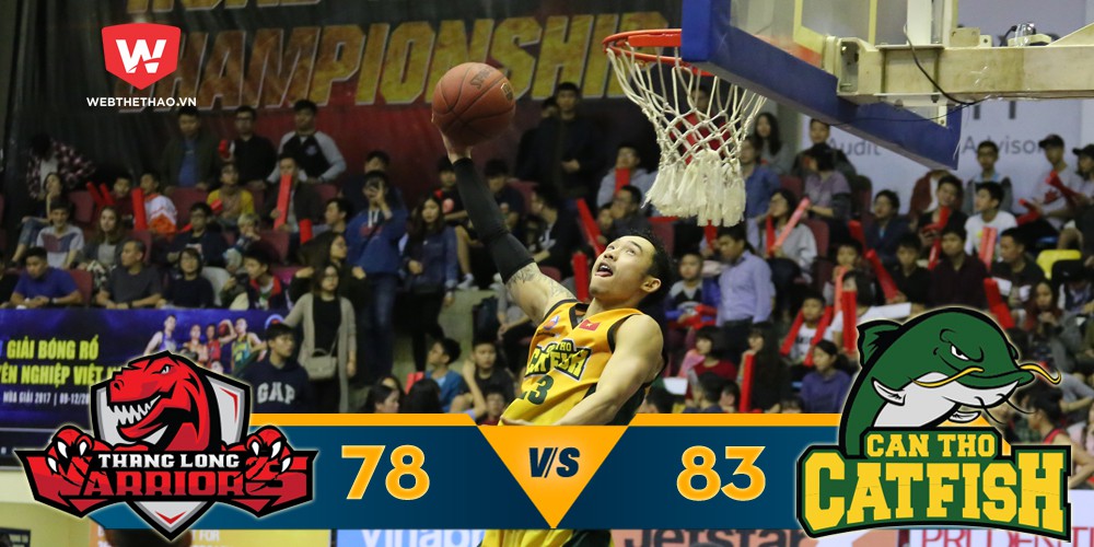 VBA Finals 2017: Tâm Đinh thức tỉnh, Catfish đánh bại Warriors ngay trên sân nhà