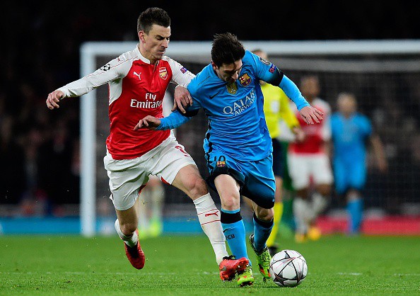 Koscielny: “Arsenal chỉ còn 5% cơ hội sống”