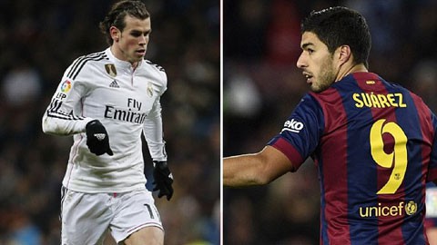Bale - Suarez mở đầu danh sách 5 bàn thắng đẹp vòng 14 La Liga