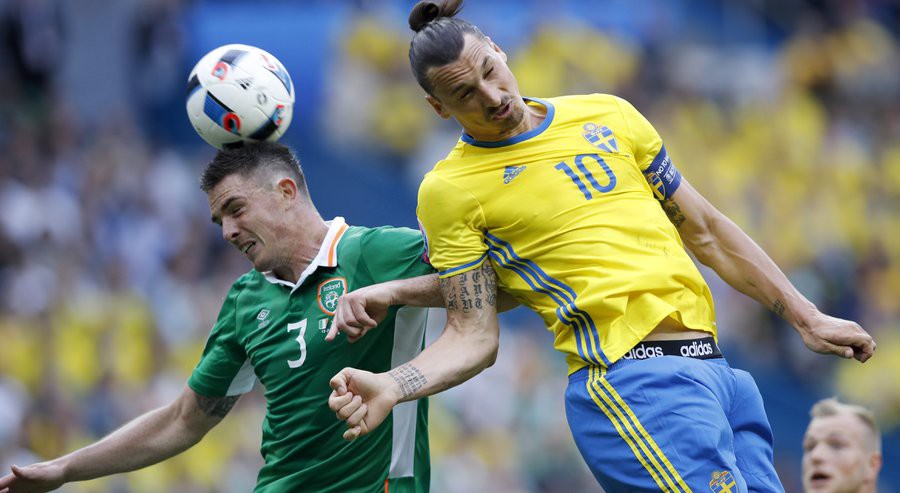 Bảng E, Thụy Điển 1-1 CH Ireland: Thần may mắn Ibra