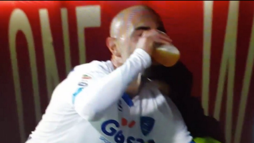 Cầu thủ Serie A dùng chất kích thích sau khi ghi bàn