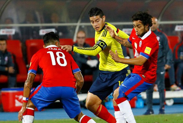 Chile 1-1 Colombia: Chia điểm trên sân nhà, Chile vẫn giữ được vị trí thứ 2