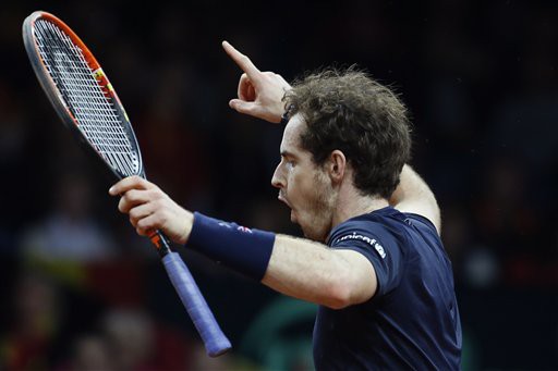 Davis Cup: Ruben Bemelmans 0-3 Andy Murray