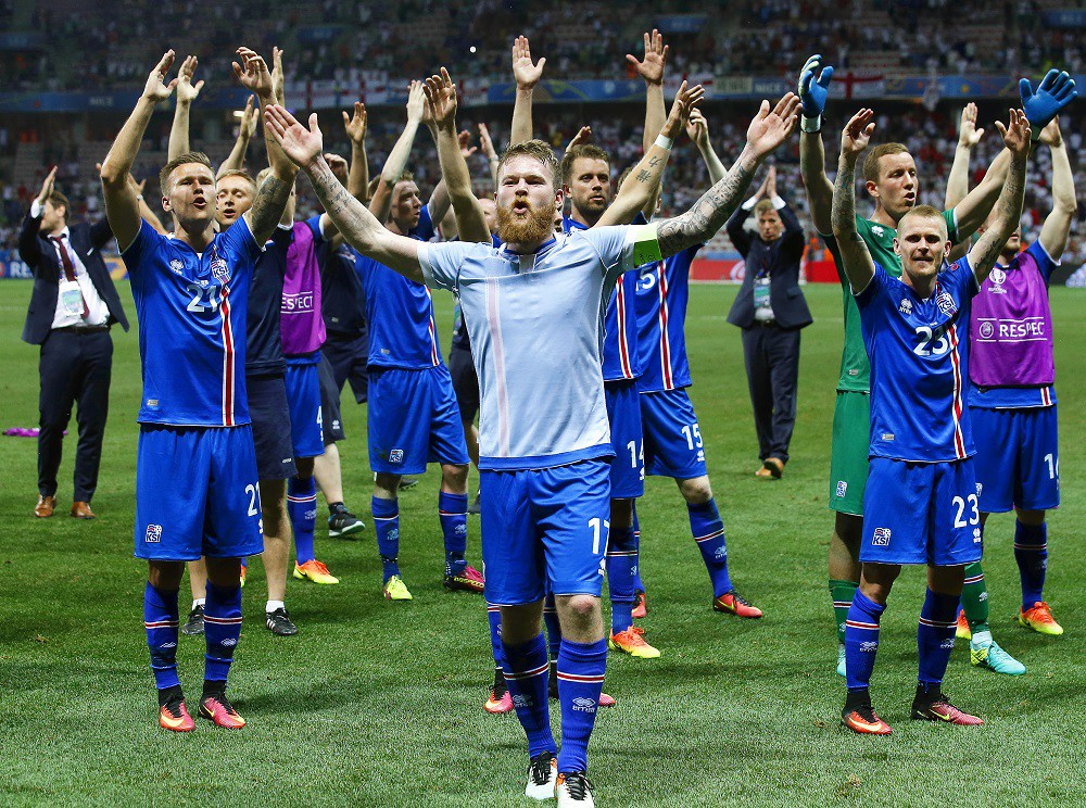 Video: Khoảnh khắc ăn mừng ấn tượng của Iceland