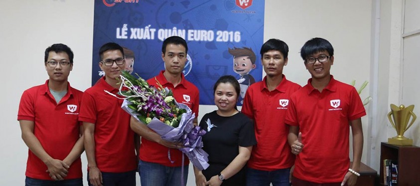 Bóng đá TV đưa tin về Lễ xuất quân tác nghiệp tại EURO 2016 của Webthethao.vn