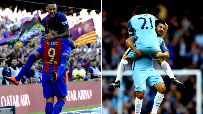 Link xem trực tiếp trận đấu giữa Barcelona và Man City