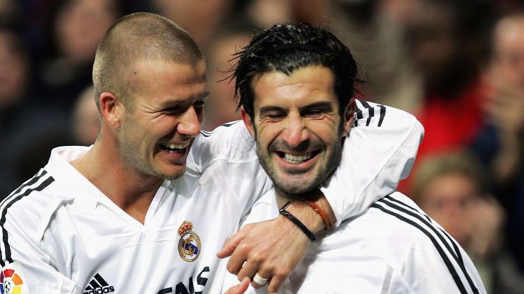 Luis Figo và Beckham kết hợp ngọt ngào trong siêu phẩm tại Kuwait