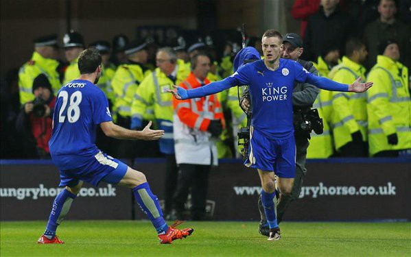 Màn trình diễn ấn tượng của Vardy trong trận gặp Man Utd