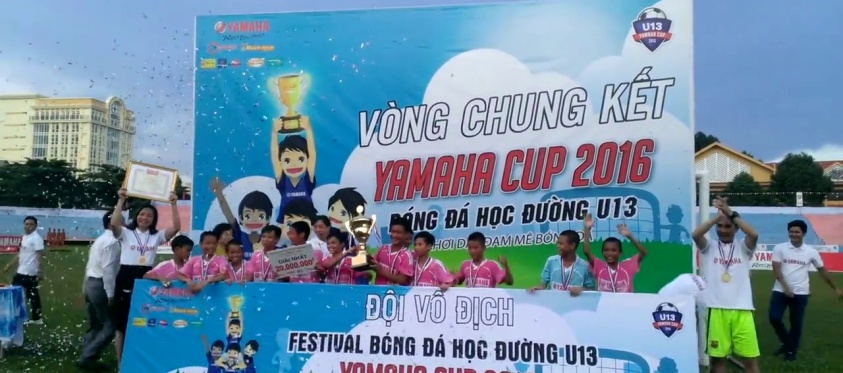Những pha bóng hay trong trận CK Festival bóng đá học đường U.13