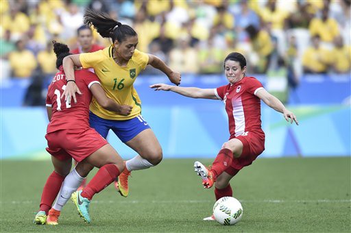 Nữ Brazil - Nữ Canada: Mất cả huy chương đồng