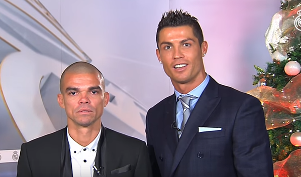Ronaldo và Pepe gửi lời chúc giáng sinh tới NHM
