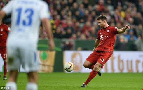 Siêu phẩm để đời của Xabi Alonso vào lưới Darmstadt