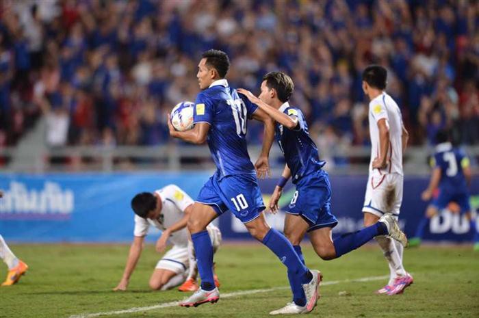 Thái Lan 4-2 Đài Loan: Thắng dễ sân nhà, người Thái chắc vé đi tiếp